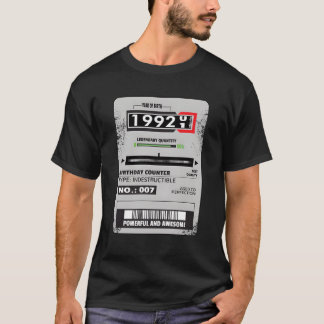 electricity meter birthday 1992 electrician gift b T-Shirt
