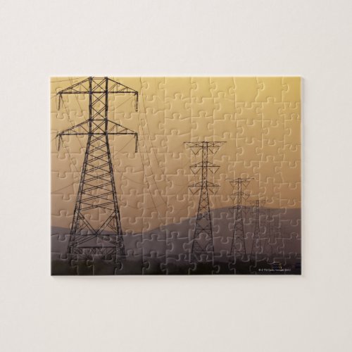 Electricity pylons jigsaw puzzle