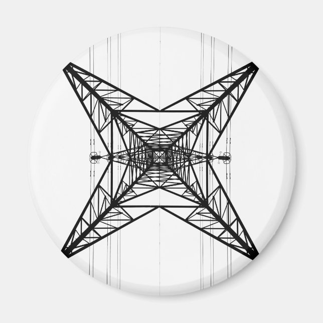 Electricity Pylons Magnet (Front)