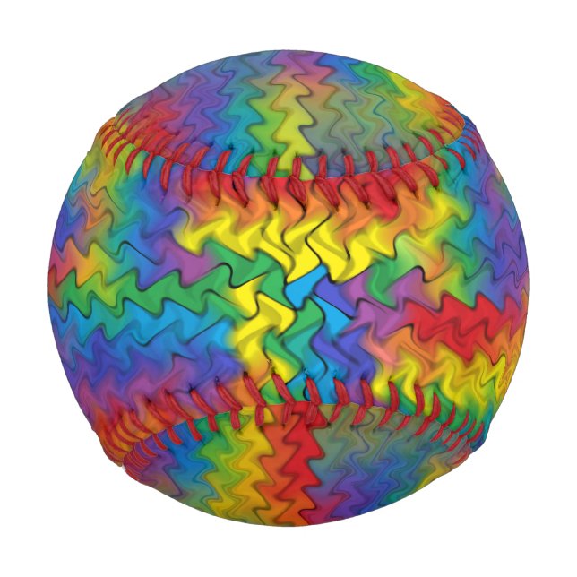 Electrified Rainbow Baseball (Front)