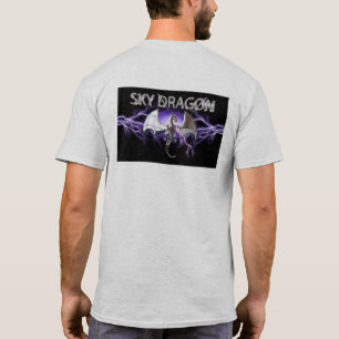 Electrified Sky Dragon with Lighting Storm T-Shirt
