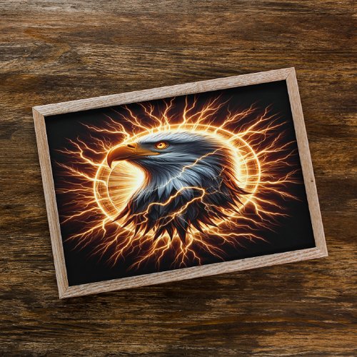 Electrifying Eagle Poster