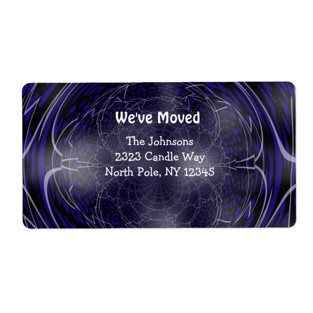 Electrifying Fractal Design New Address Label (Front)