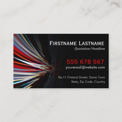 Customizable ElectriKordz Business Card