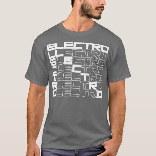 ELECTRO bold text design T_Shirt