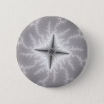 Electro - Fractal Art Pinback Button