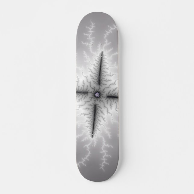 Electro - Fractal Art Skateboard Deck (Front)