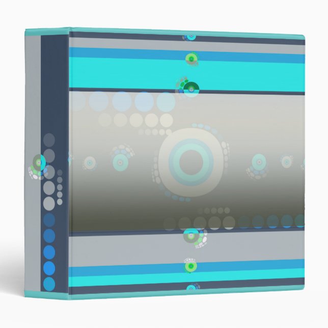 Electro House Art Ring Binder (Front/Spine)