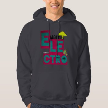 Electro Music Hoodie by summermixtape at Zazzle