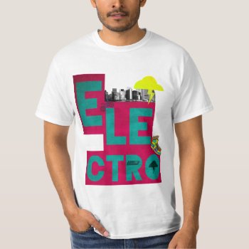 Electro Music T-shirt by summermixtape at Zazzle