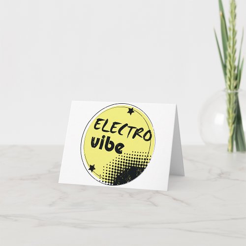Electro Vibe Note Cards