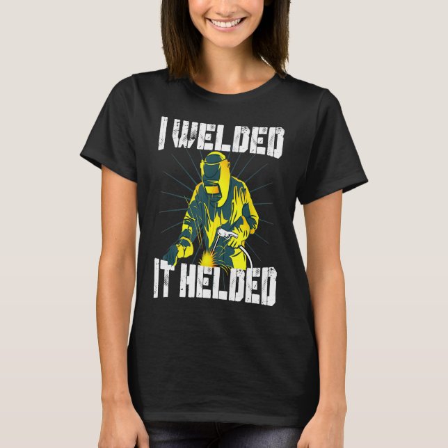 Electro Welding Shirt For Men Funny Welder (Front)