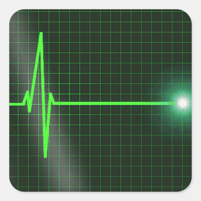Electrocardiogram Waves Sticker Pack (Front)
