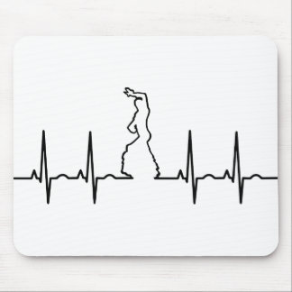Electrocardiograma Flamenca Mouse Pad