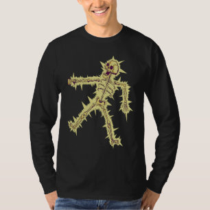 Electrocuted Skeleton Halloween T-Shirt
