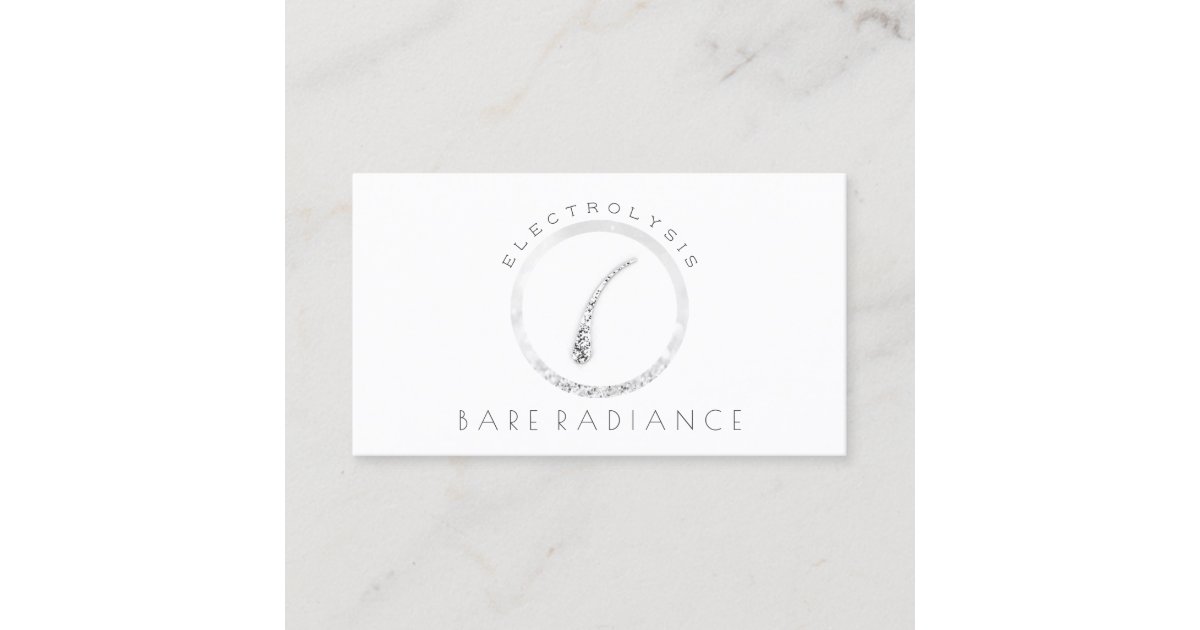 Electrolysis Hair Removal Appointment White Gray Zazzle Com