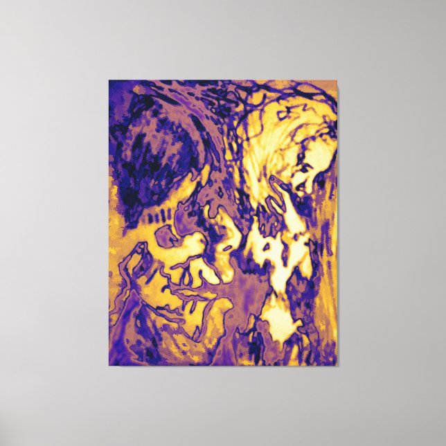 electromagnetic radiation canvas print (Front)