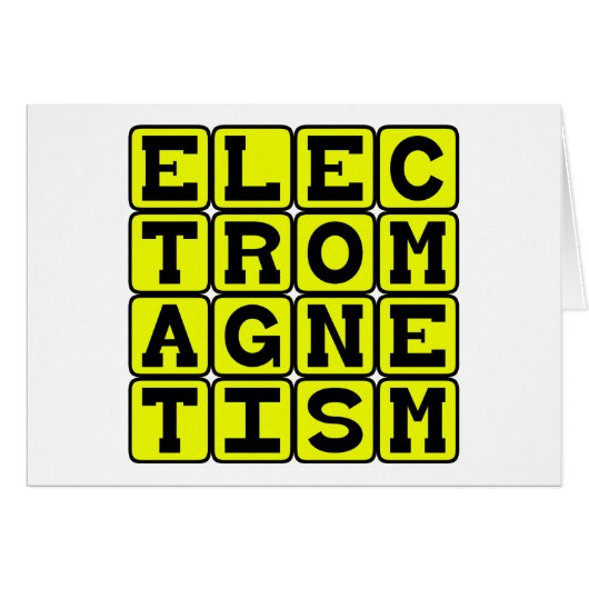 Electromagnetism, Physics Branch Cards (Front Horizontal)
