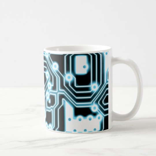 ElecTRON - Blue / Black Coffee Mug