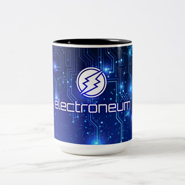 Electroneum ETN Two-Tone Coffee Mug (Center)