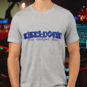 Electronic blue PCB style the gadget man t-shirt Tri-Blend Shirt