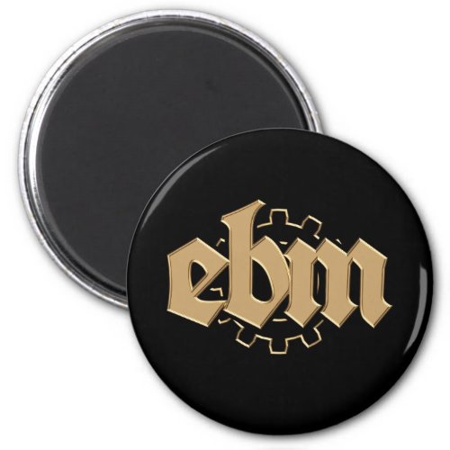 Electronic Body Music EBM lettering V2 Magnet