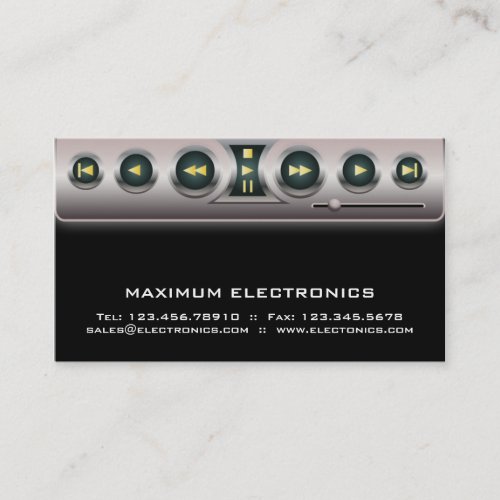 Electronic Business Card Black