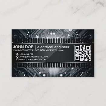 Electronic Chip Style Business Card by Debbieswicksnthings at Zazzle