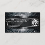Electronic Chip Style Business Card at Zazzle