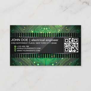 Electronic Chip Style Business Card