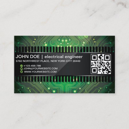 Electronic Chip Style Business Card