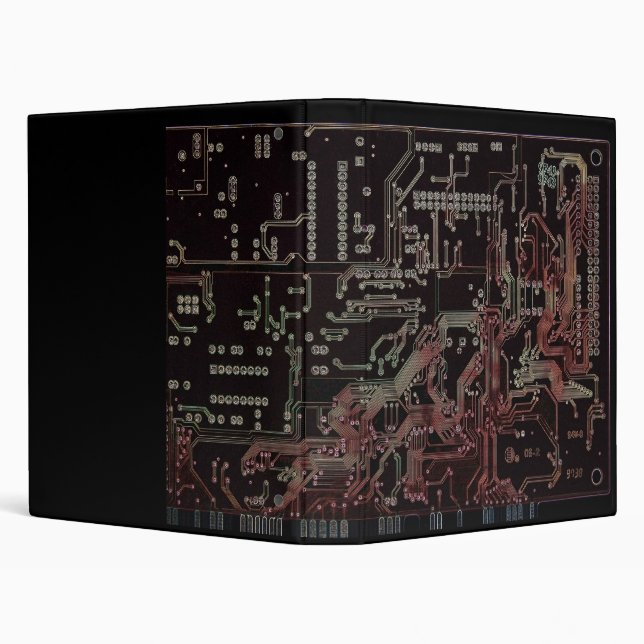 electronic circuit 3 ring binder (Background)