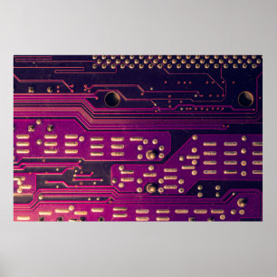 Electronic circuit board abstract background. comp poster