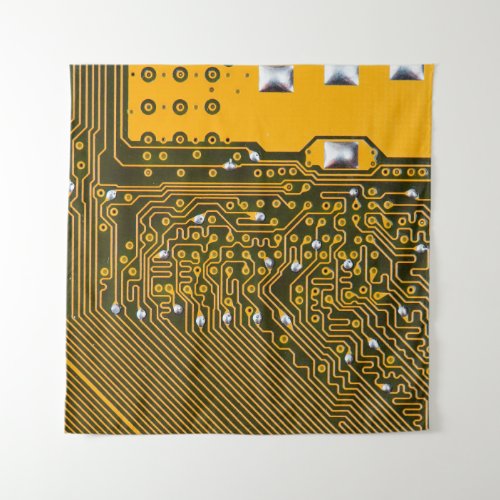 electronic circuit board as an abstract background tapestry