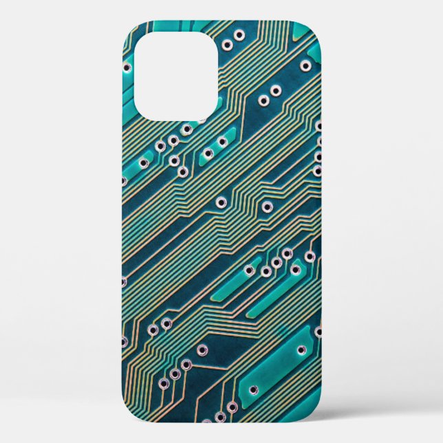 Electronic circuit board close up. background,boar Case-Mate iPhone case (Back)