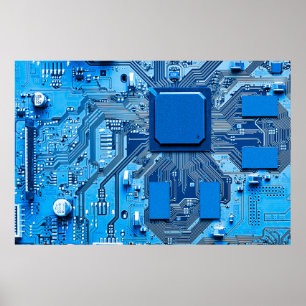 Electronic circuit board close up. circuit,board,s poster