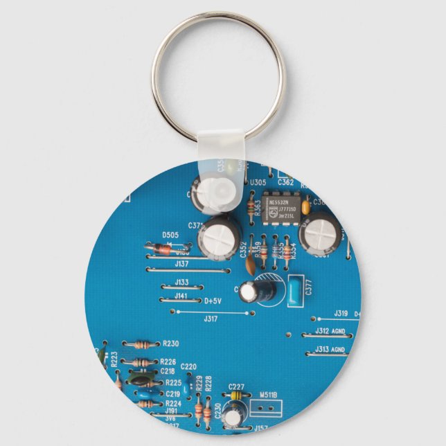 Electronic circuit board keychain (Front)