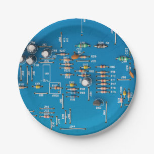 Electronic circuit board paper plates
