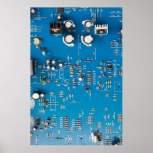 Electronic circuit board poster