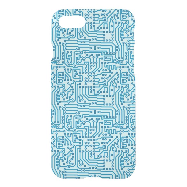 Electronic Circuit Board Uncommon iPhone Case (Back)