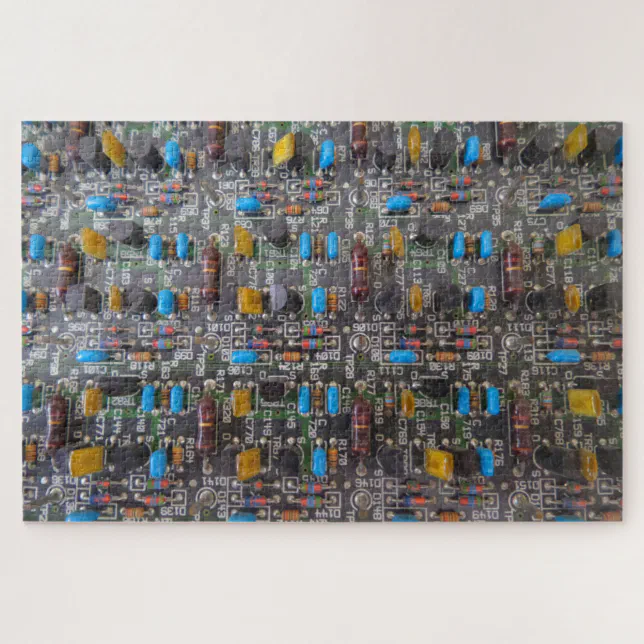 Electronic Circuit Jigsaw Puzzle Zazzle