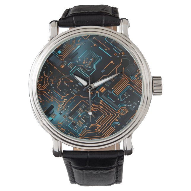 Electronic Circuit Watch (Front)