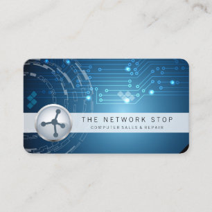 Electronic Circuits Computer Business Card