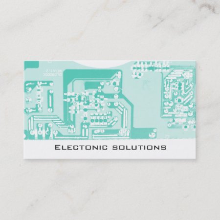 Electronic Communication Circuit Board Business Business Card