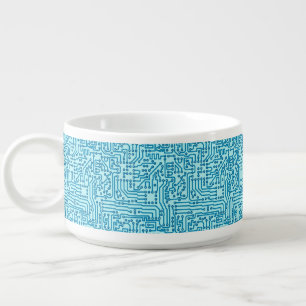 Electronic Digital Circuit Board Bowl