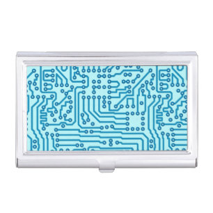 Electronic Digital Circuit Board Case For Business Cards