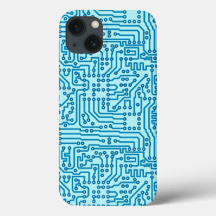 Electronic Digital Circuit Board iPhone 13 Case