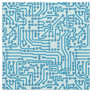 Electronic Digital Circuit Board Fabric