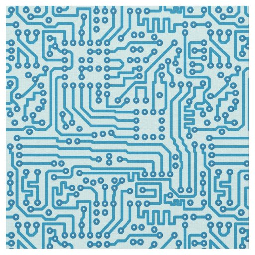 Electronic Digital Circuit Board Fabric