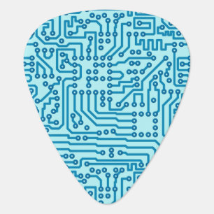 Electronic Digital Circuit Board Guitar Pick